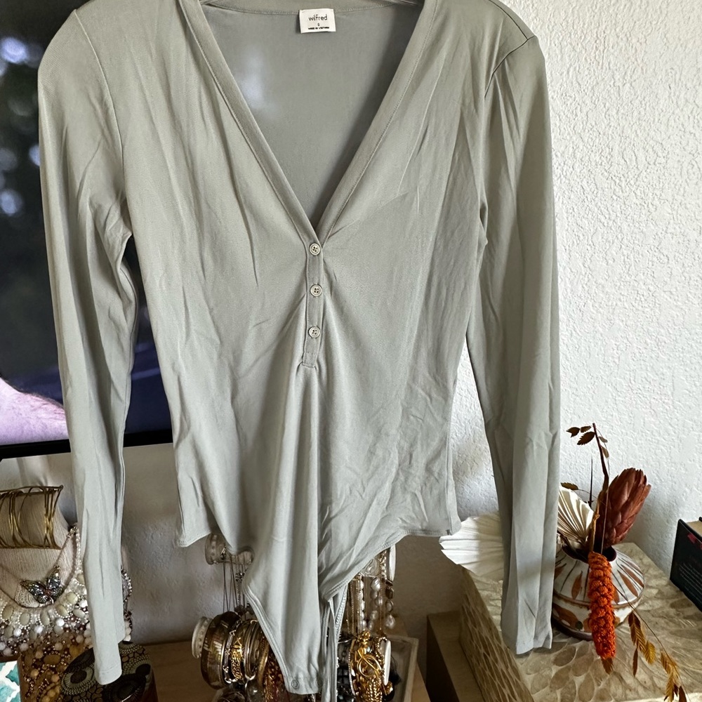 Wilfred Sage Sheer Bodysuit